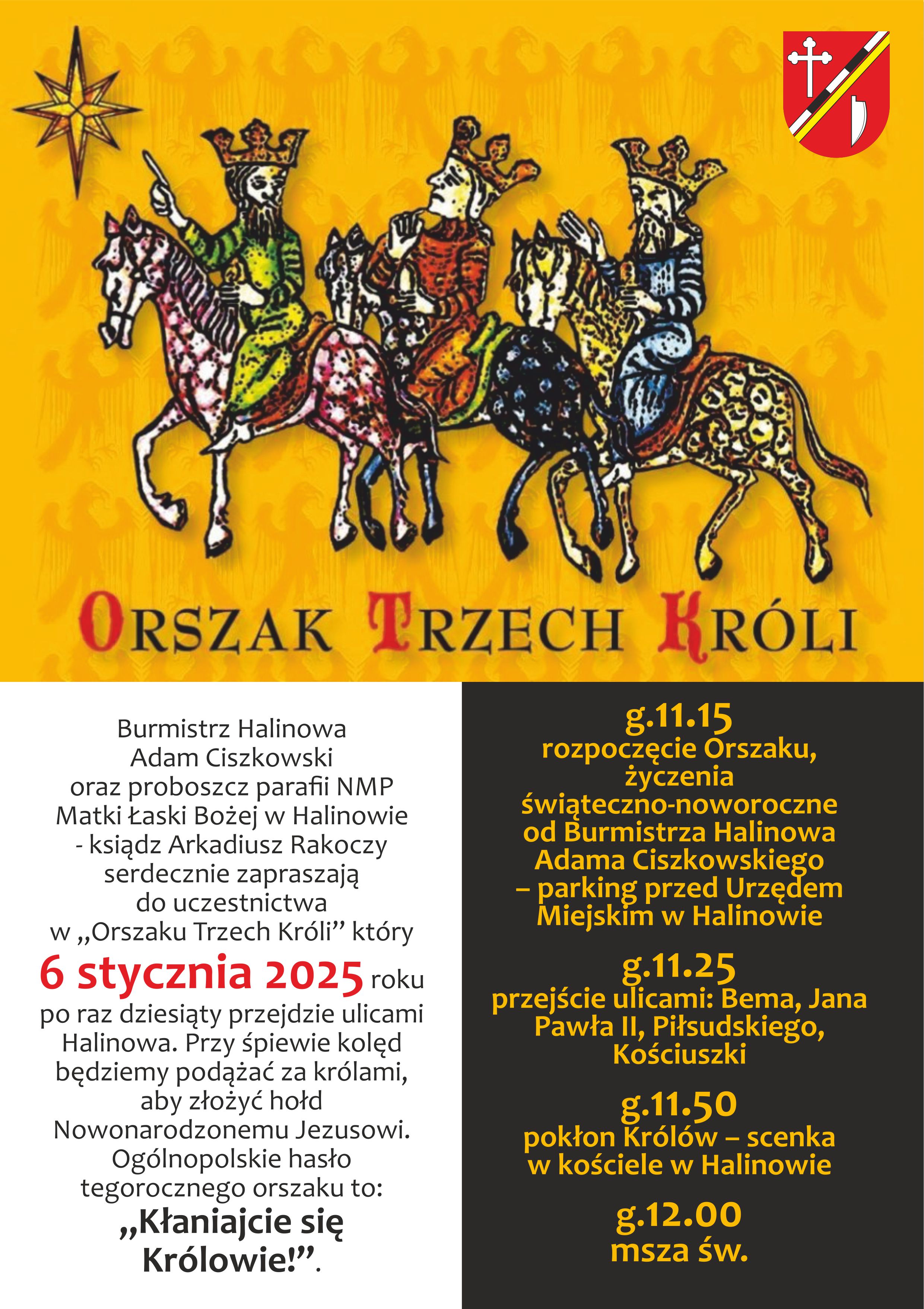 orszak trzech króli plakat